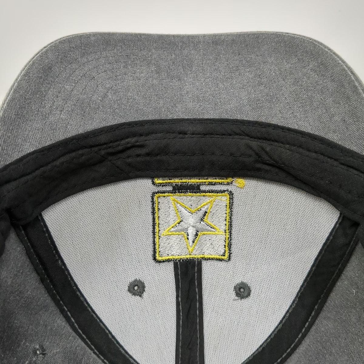 Baseball Cap Gray One Size US Army Star Logo Strapback Hat goarmy Recruiter