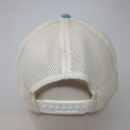 Oltmanns Honey Snapback Mesh Back Trucker Hat Blue M/L Richardson