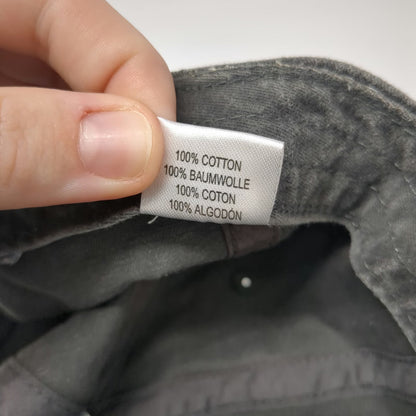 American Needle Baseball Cap Gray One Size SPY Logo Slideback Washed Cotton Hat