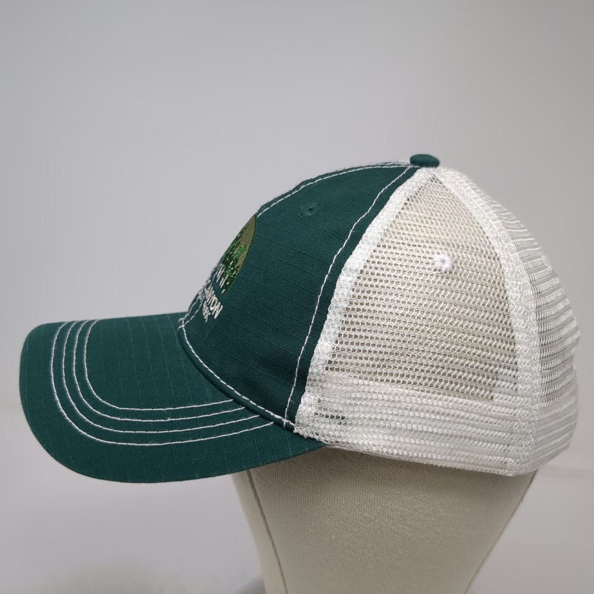 Prairie Mountain Kings Canyon National Park Trucker Hat Green One Size Mesh Cap