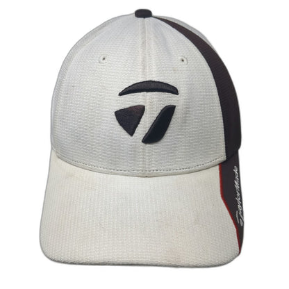 TaylorMade Baseball Cap White One Size Slideback Side Logo Golf Performance Hat