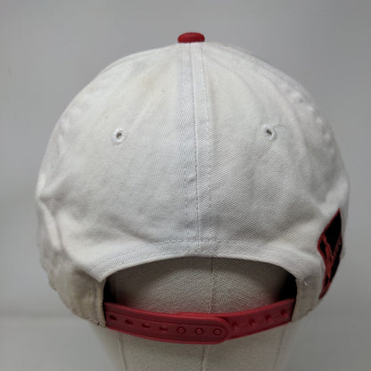 Miami Heat Snapback Hat White Red OSFM Embroidered New Era 9Fifty Hardwood NBA