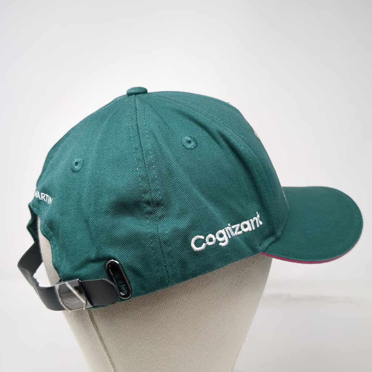 Aston Martin Green One Size Hat F1 Racing Team Strapback Cognizant Wings