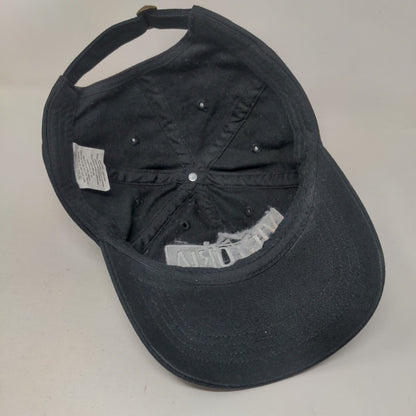 Victoria Sport Slideback Hat Black One Size Adjustable Embroidered 6 Panel