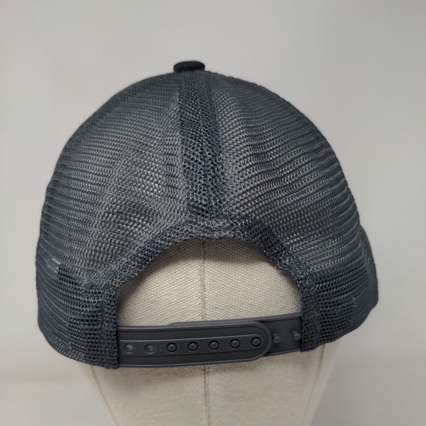 Mana Snapback Trucker Hat Black One Size Embroidered Port Authority