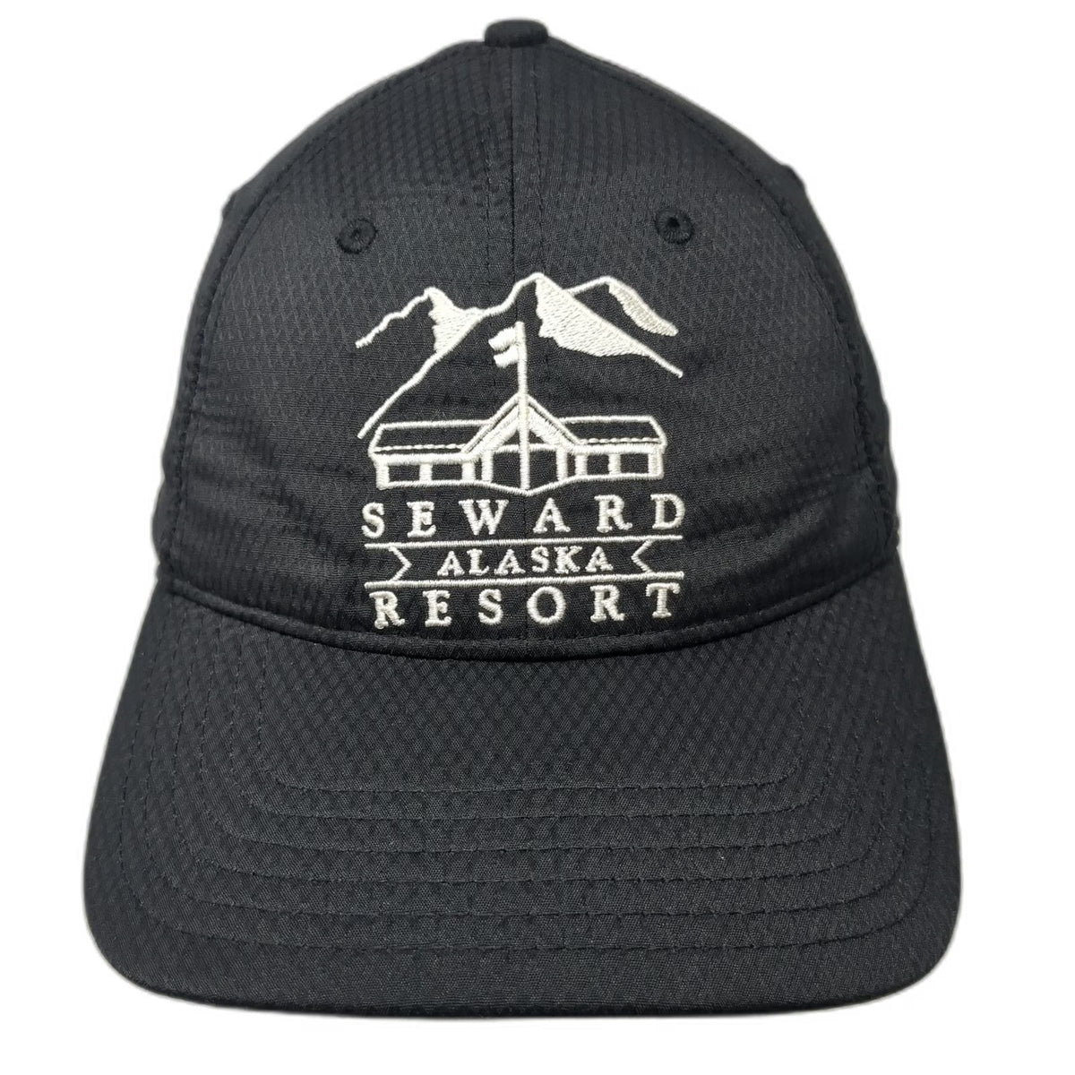Under Armour Baseball Cap Black One Size Seward Alaska Resort Slideback Hat