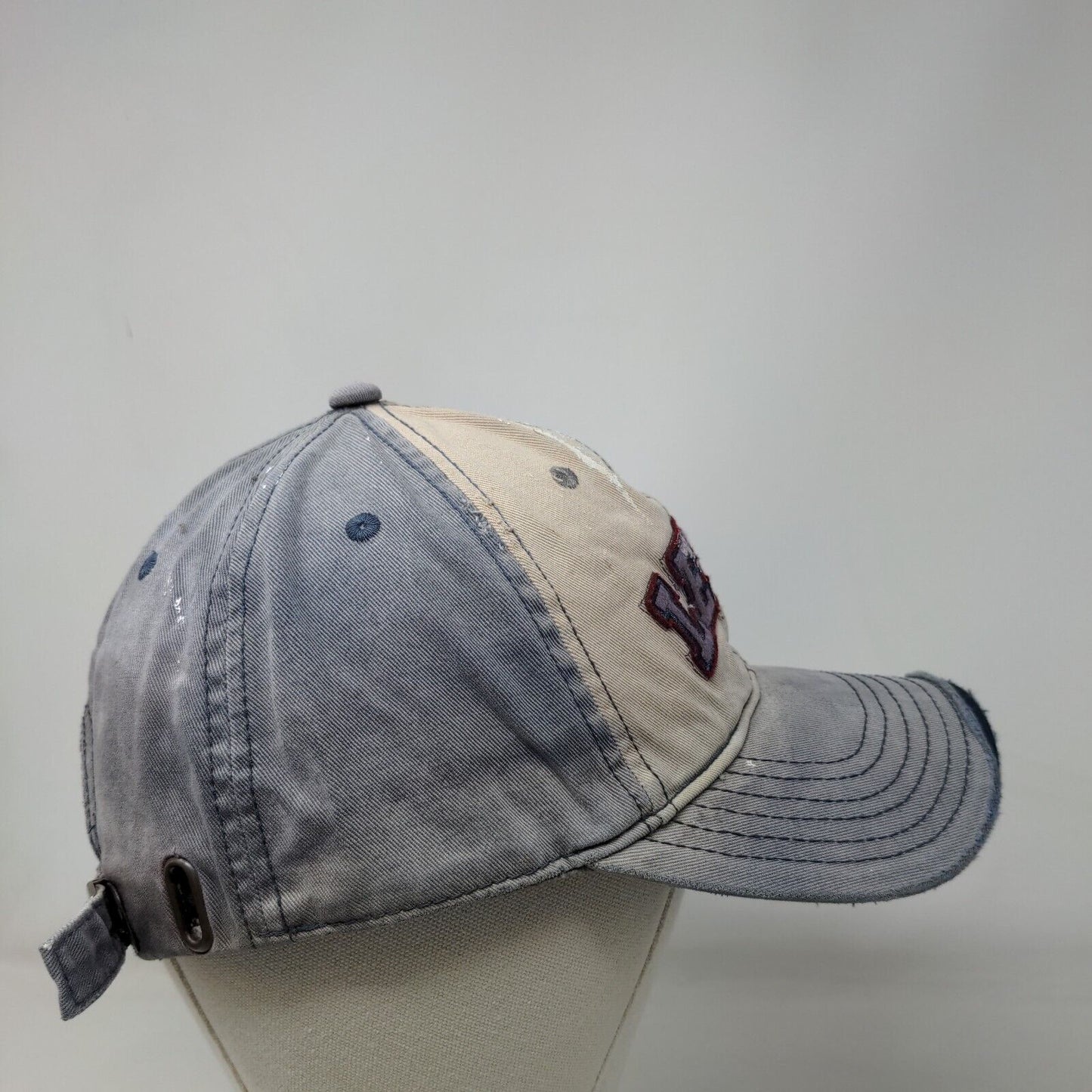 Levi's Slideback Hat Blue One Size Embroidered Colorblock 6 Panel
