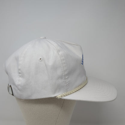 Lutheran High School Cougars Baseball Cap White One Size Adjustable Rope Nissin