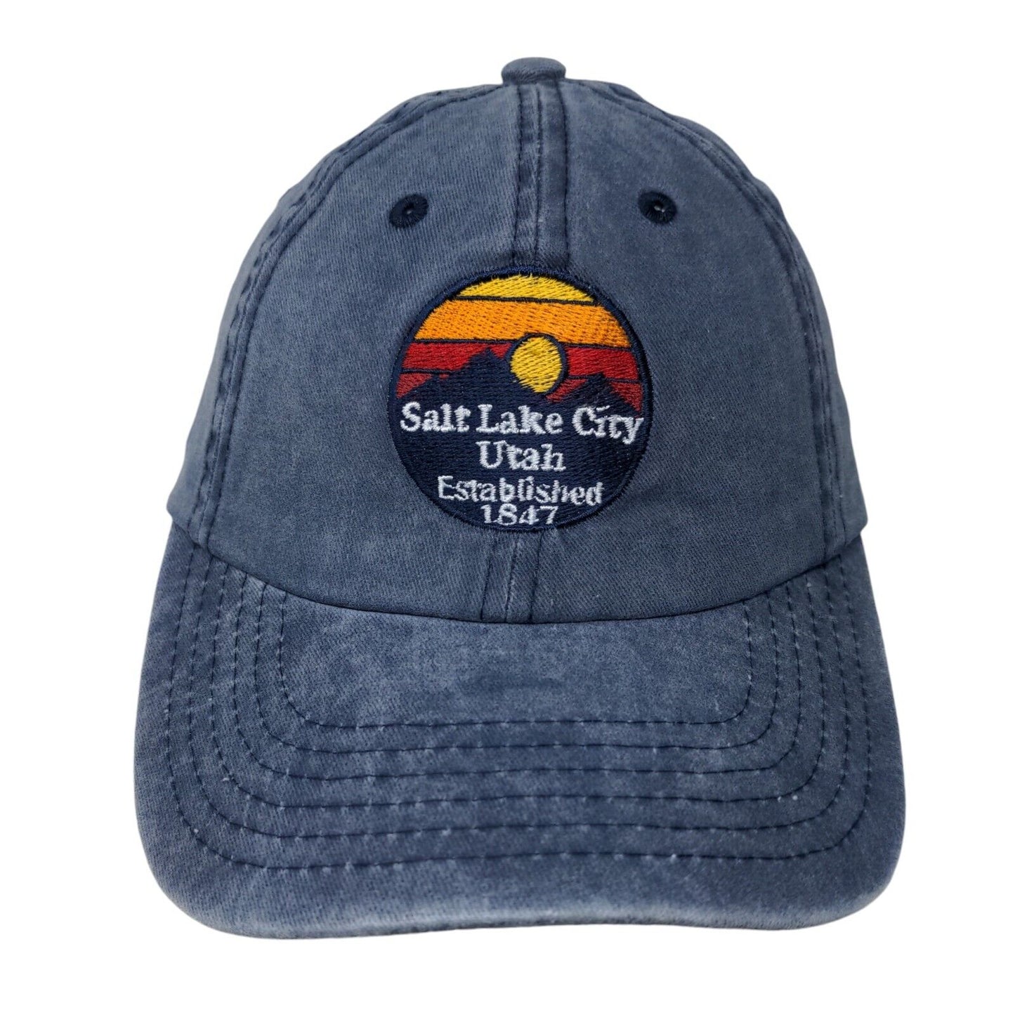 Salt Lake City Utah Established 1847 Slideback Hat Blue One Size by elidan
