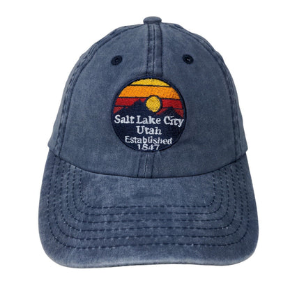 Salt Lake City Utah Established 1847 Slideback Hat Blue One Size by elidan