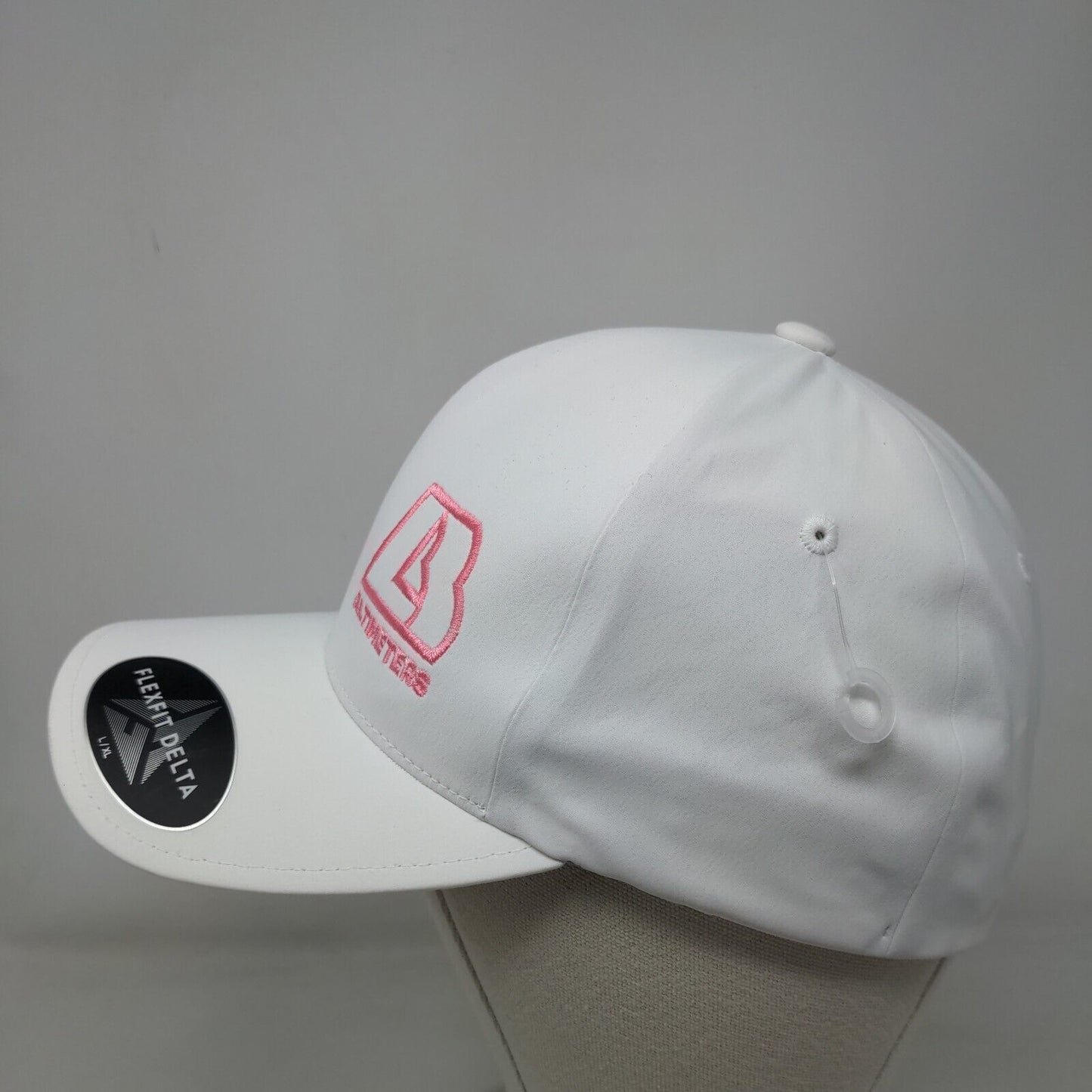 Altimeters Fitted Hat White Large/XL Flexfit Delta Embroidered 6 Panel