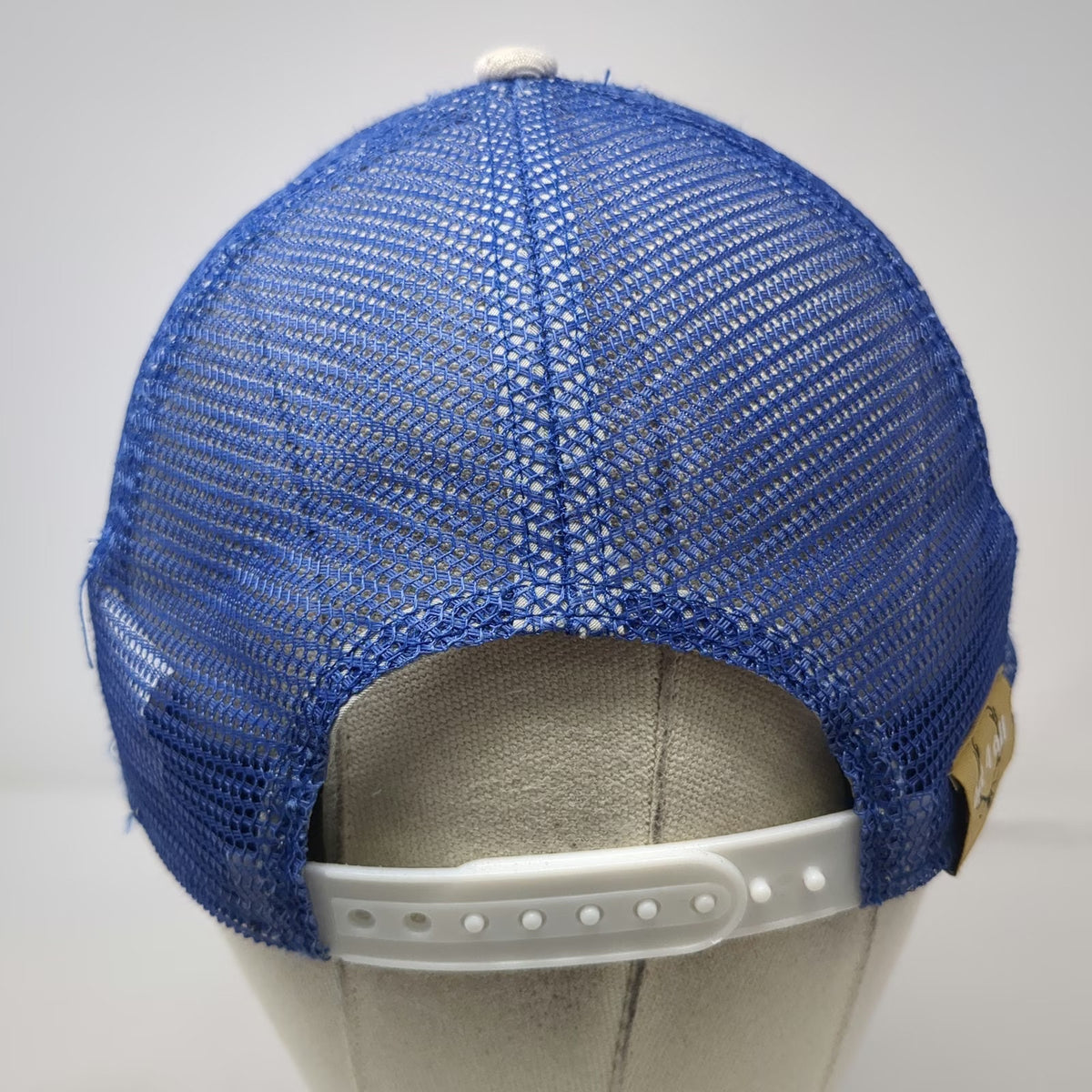 Art 4 All Abby Paffrath Bison Patch Blue One Size Trucker Hat Snapback Mesh Back