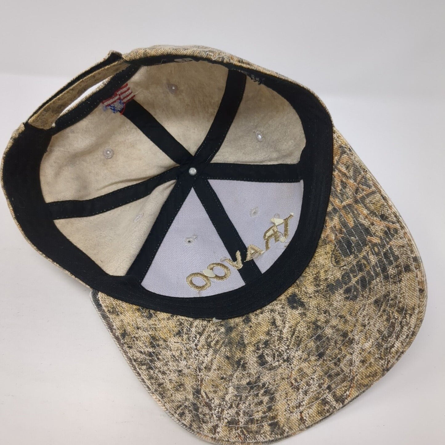 Travco Construction Strapback Hat Camo One Size Adjustable Hunting