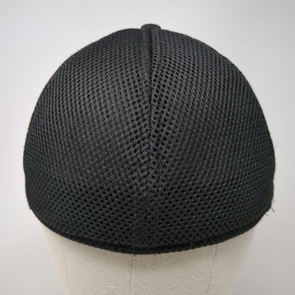 Baseball Cap Black L Mesh Back Stretch Fit Idaho Potatoes Certified Grown Hat