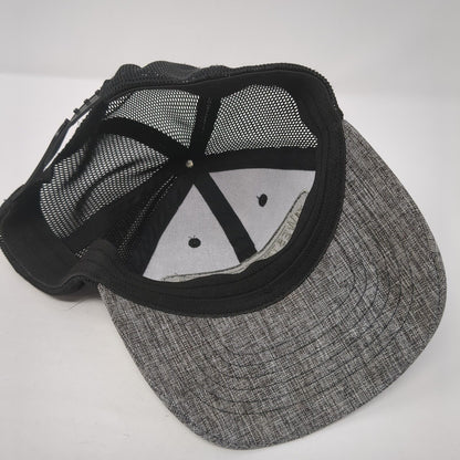 Western Trailers Snapback Trucker Hat Gray OS Adjustable Embroidered Mesh Back
