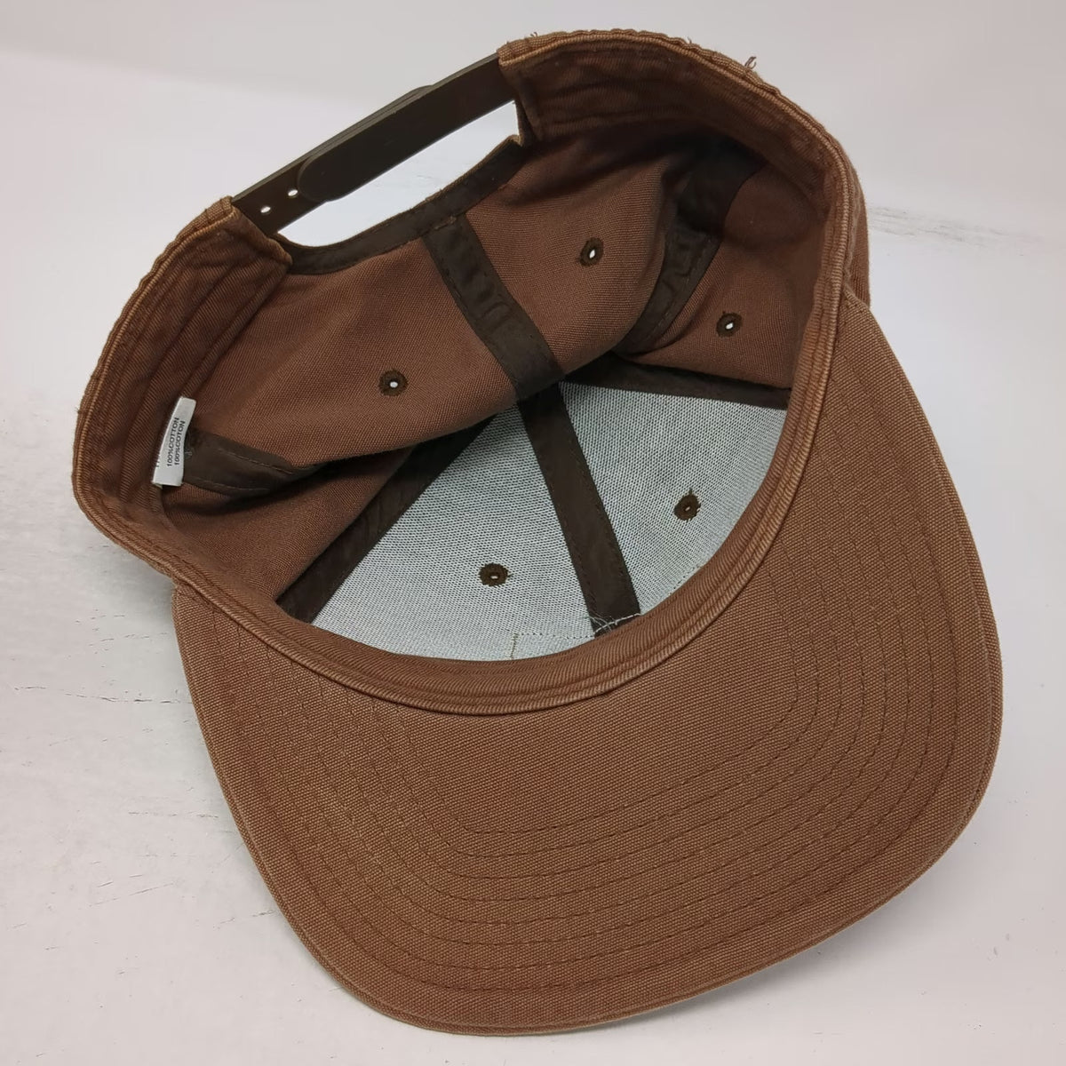 Electric Snapback Brown One Size Hat Quality Garments Est 2000 Logo Patch