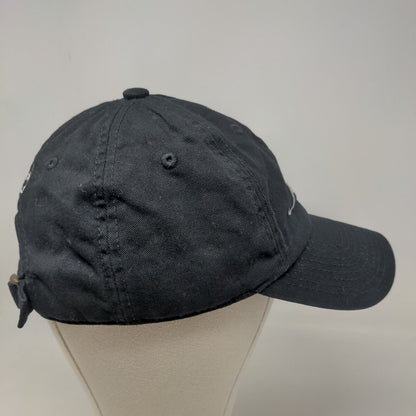 Field Grade Men's Slideback Hat Black Embroidered Royalty Logo Cotton