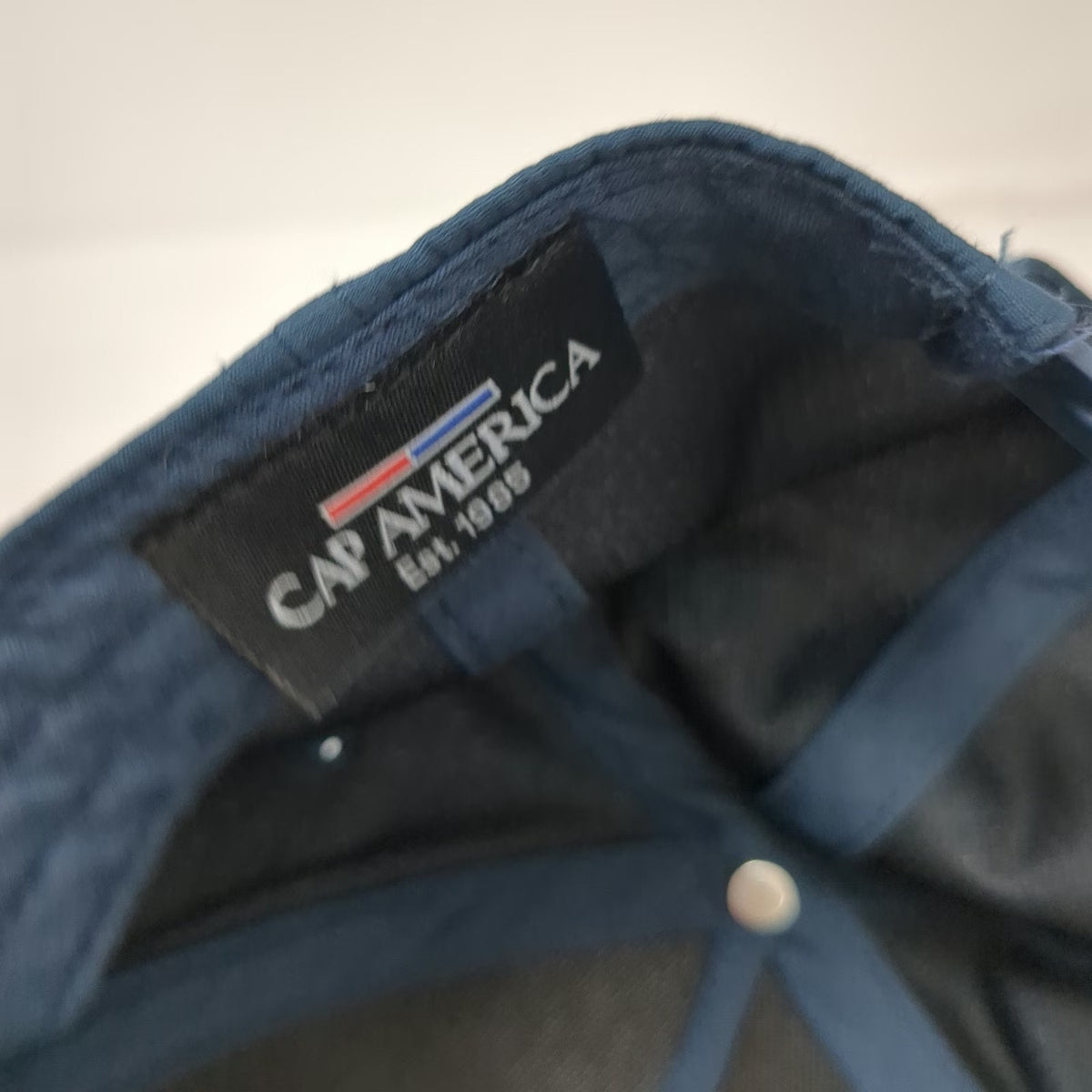 Cap America 5 Panel Blue Hat One Size Idaho Farms For Vets Golf Rope Snapback