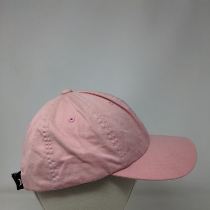 Hurley Slideback Hat Pink One Size Adjustable 6 Panel Vent Holes Yupoong