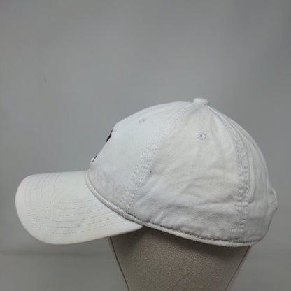 Adidas Trefoil 3 Stripes Slideback Hat White OSFM Embroidered Adjustable