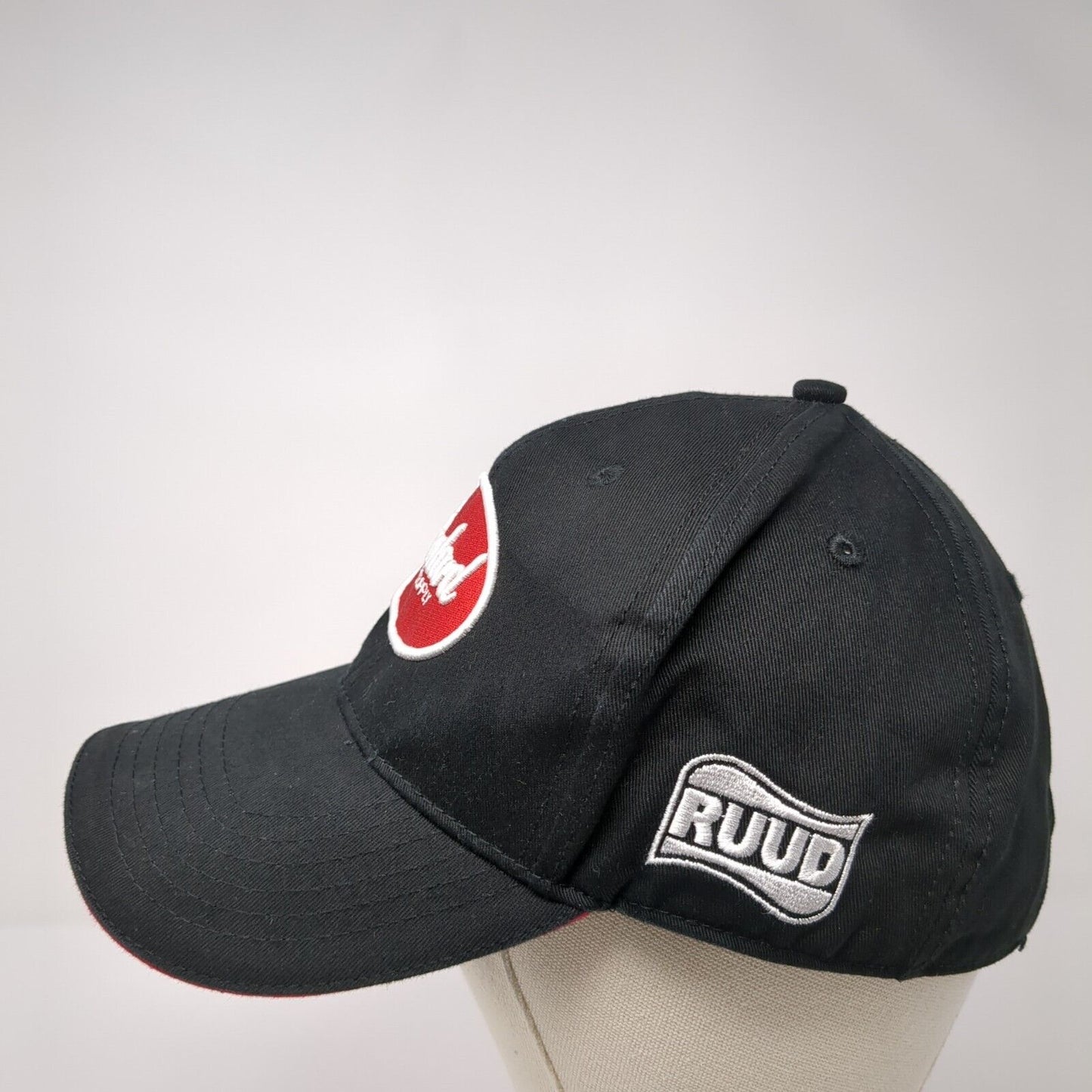 Standard Air Supply Strapback Hat Black One Size Adjustable Embroidered