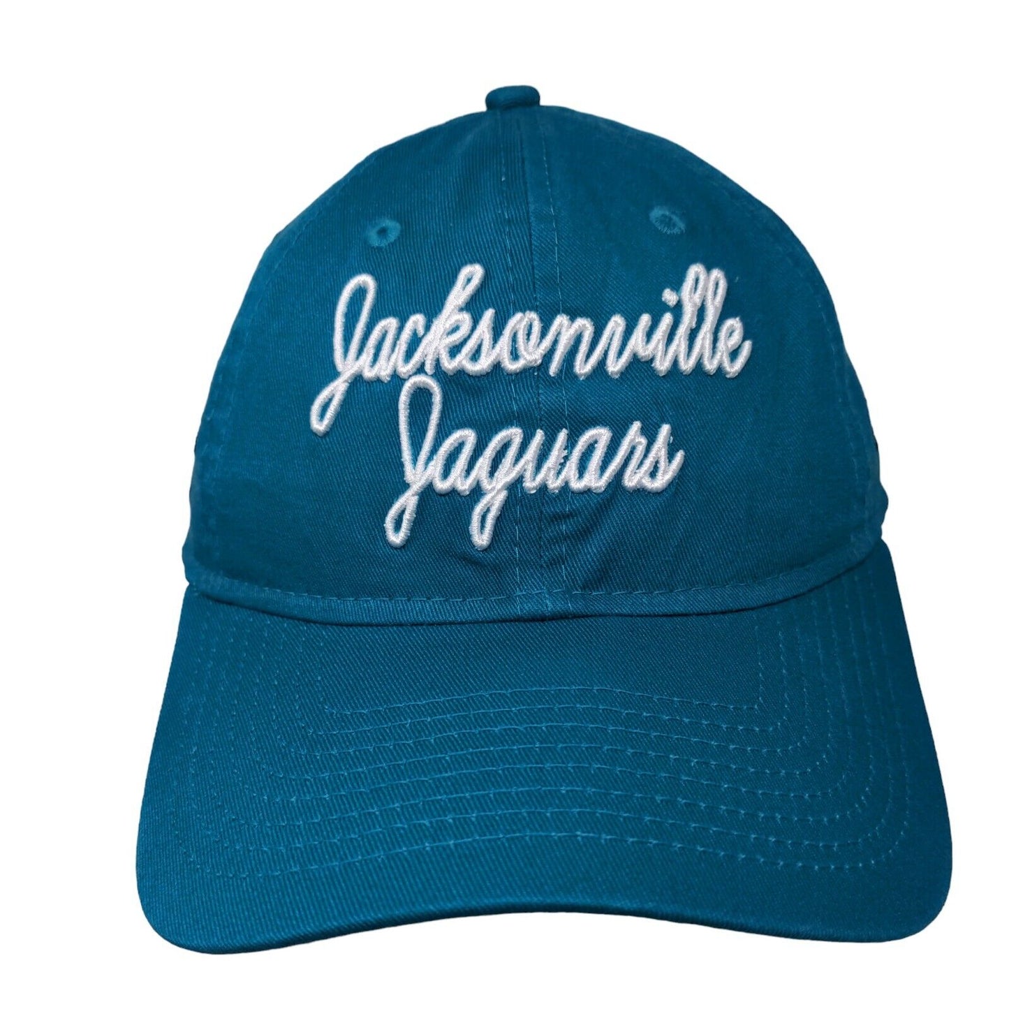 Jacksonville Jaguars Snapback Spell Out Hat Blue Womens New Era 9Twenty Hit NFL