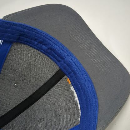 Richardson Trucker Hat Gray Blue One Size Snapback Equipment Share Mesh Logo