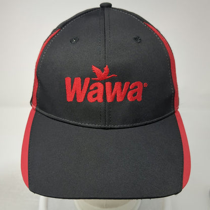 Wawa Baseball Cap Black One Size Polyester Strapback Red Goose Embroidered Hat