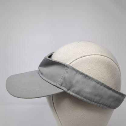 Letter H Strapback Golf Sun Visor Hat Gray One Size Adjustable Alleson Athletic