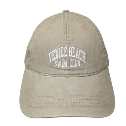 Venice Beach Swim Club Slideback Hat Tan OS Adjustable 6 Panel American Eagle