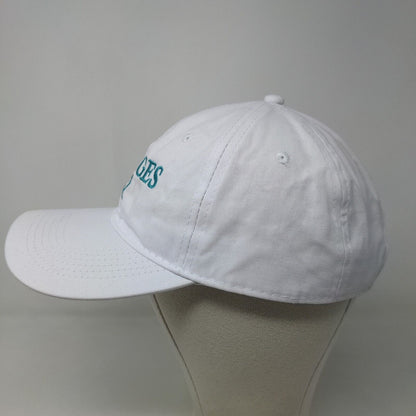 Port & Company Men's Strapback Hat White Embroidered Savages Heart Logo Cotton