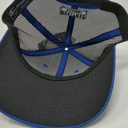 Outdoor Cap Realtree Fishing Trucker Hat Blue One Size Mesh Back Snapback