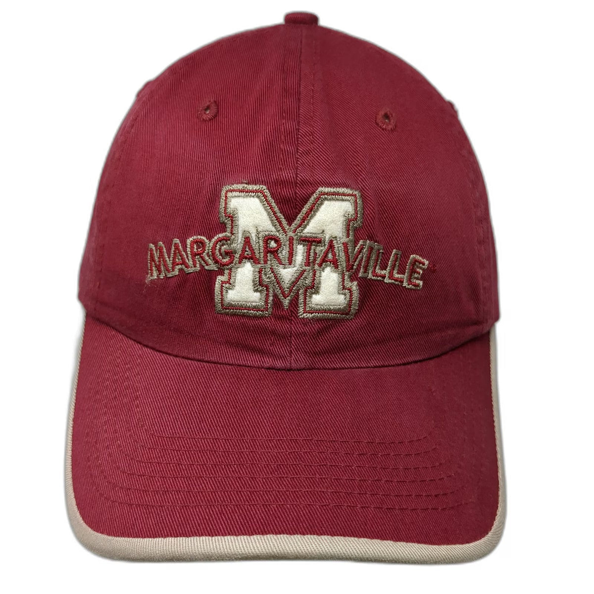 Margaritaville Baseball Cap Red One Size Key West Jimmy Buffett Cotton Hat