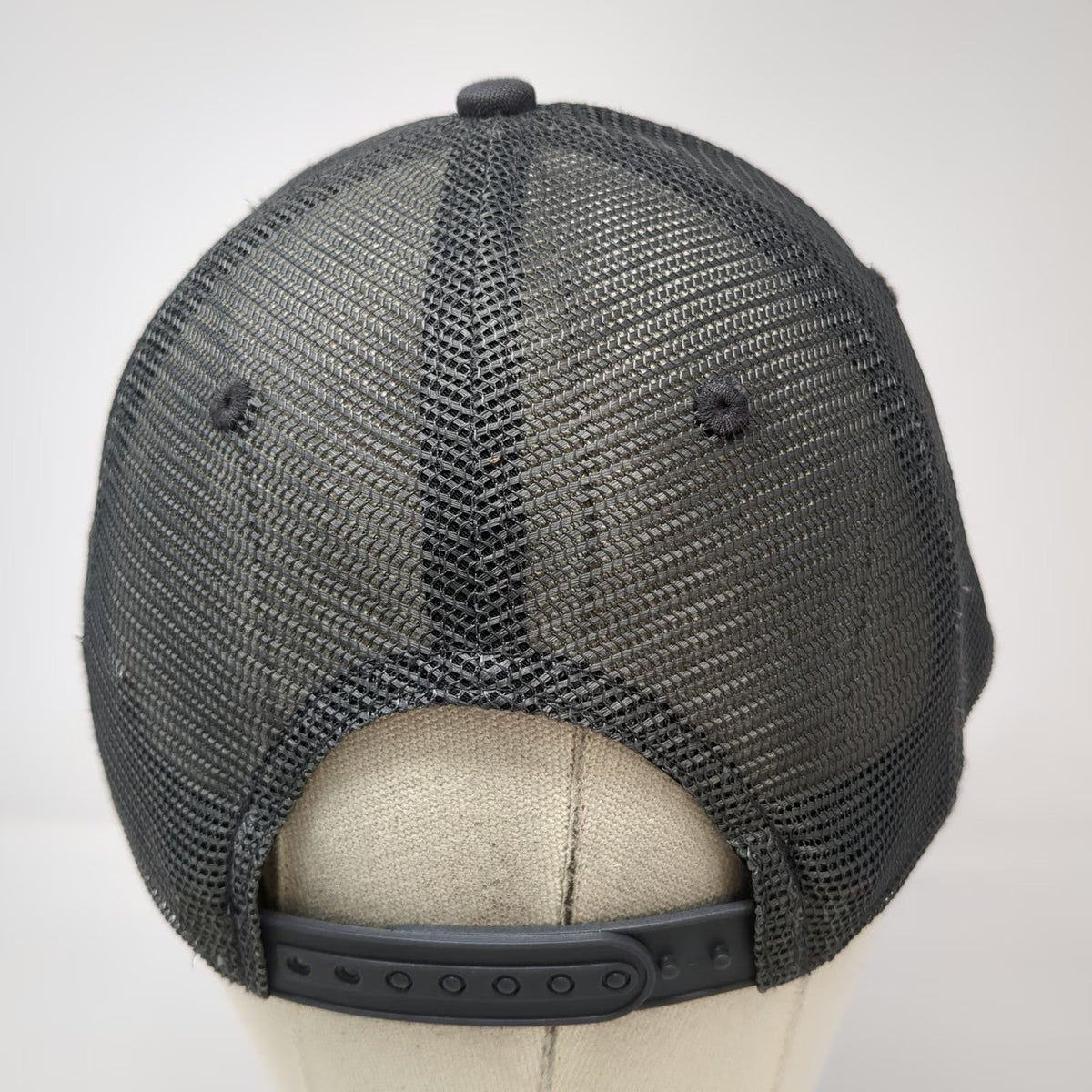 Carhartt Trucker Hat Gray One Size Mountain Idaho Holdings Mesh Back Snapback
