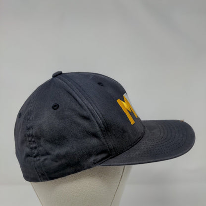 MYB Fitted Hat Blue L/XL Embroidered 6 Panel Pro Model Pacific Headwear