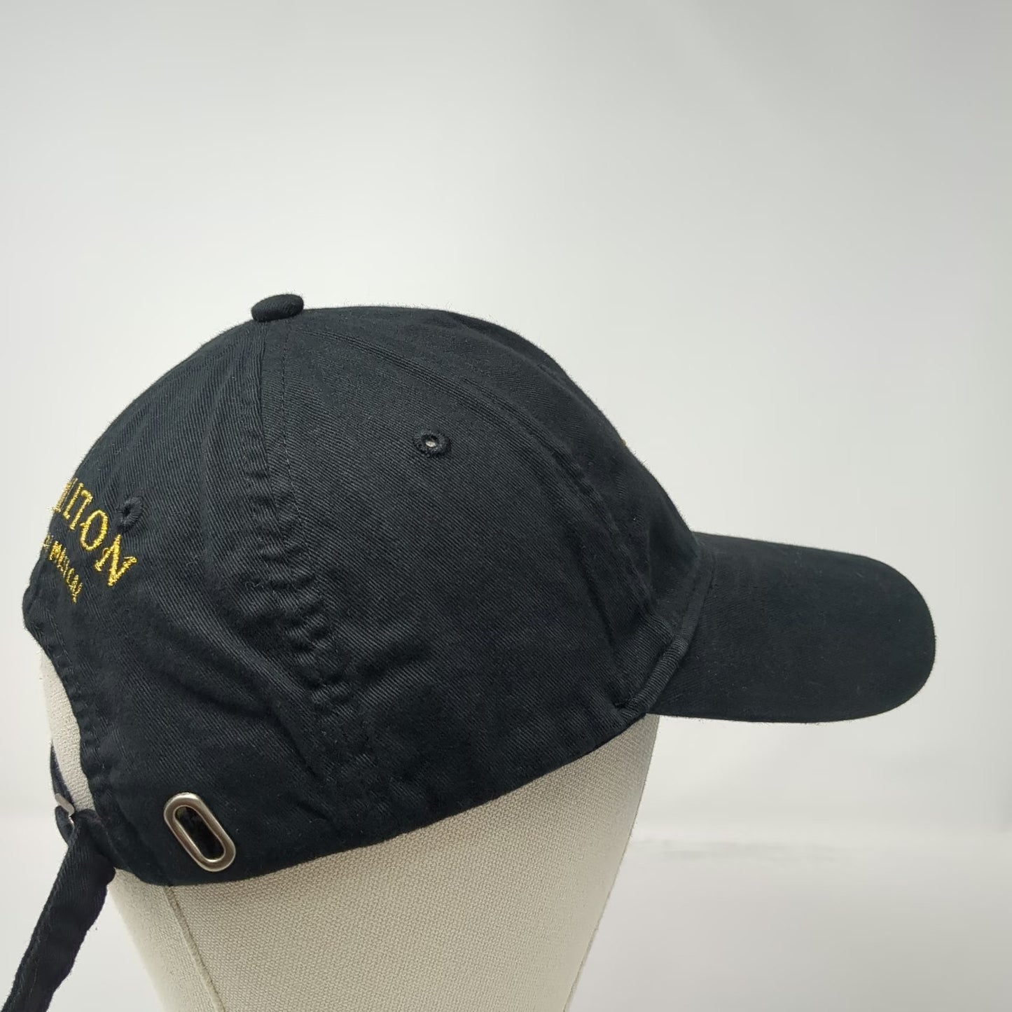 KC Caps Hamilton American Musical Gold Star Baseball Cap Black One Size Hat