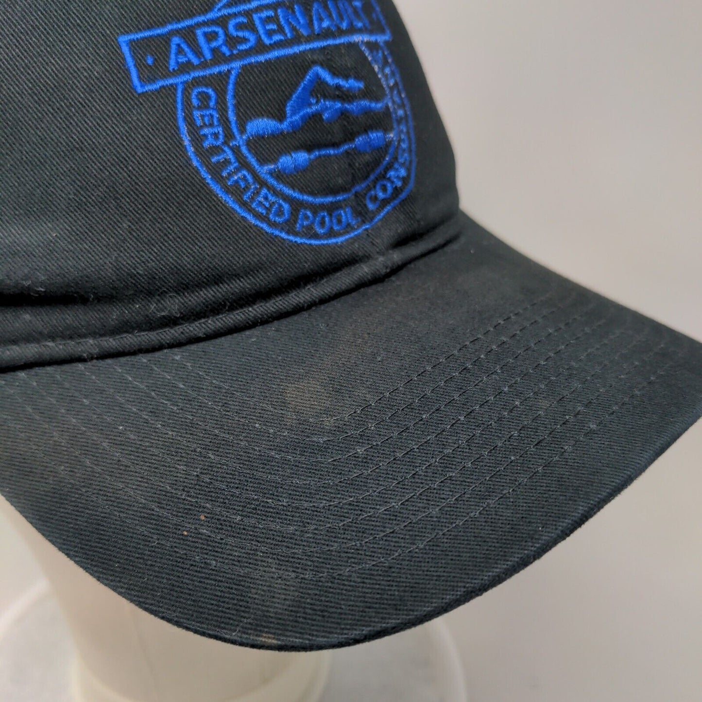 Arsenault Certified Pool Consultant Mesh Back Trucker Hat Black One Size