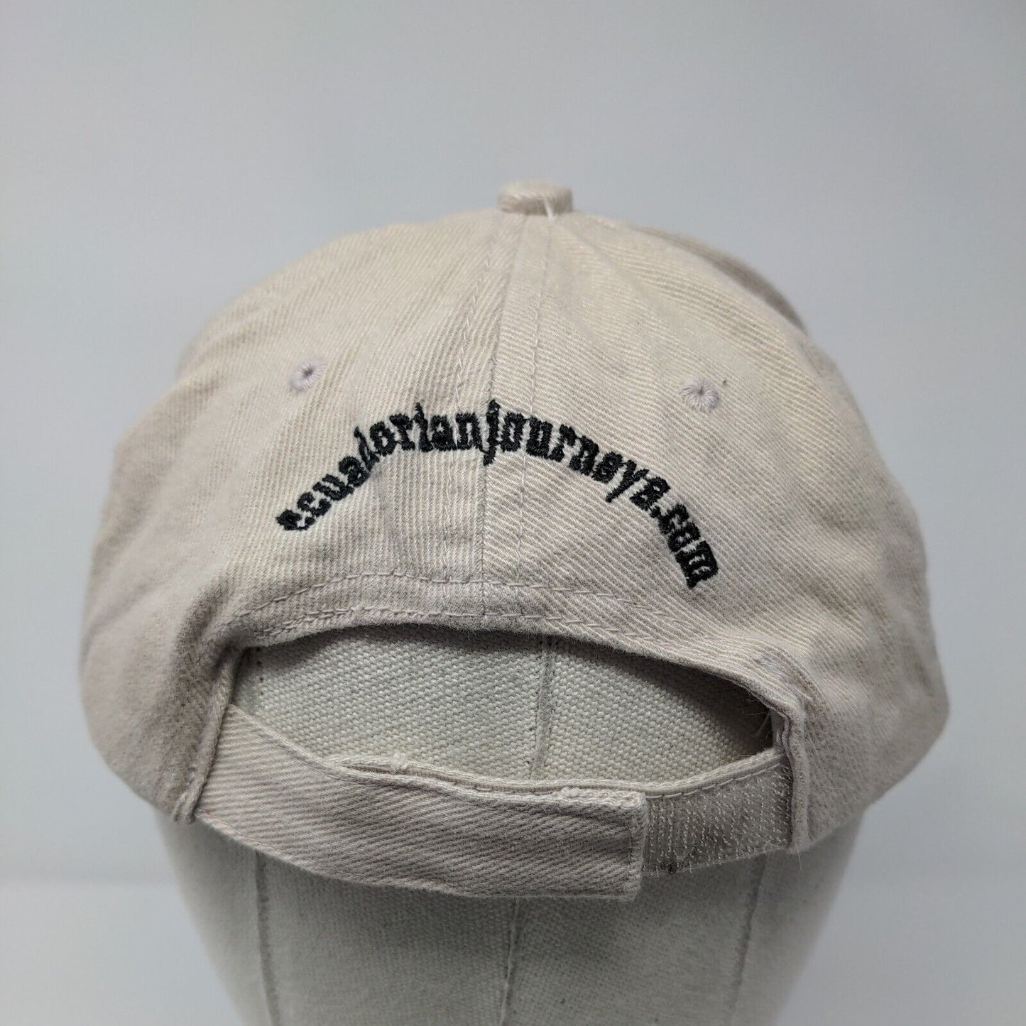 Quito 2006 Cities On Volcanoes 4 Strapback Hat Tan OSFA Embroidered