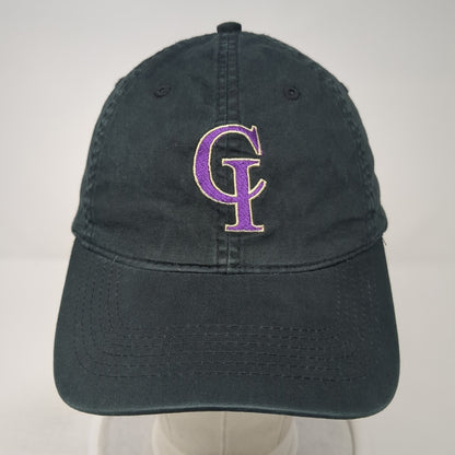 CI Soccer Fitted Baseball Cap Black XL Lightweight Pacific Headwear Vintage