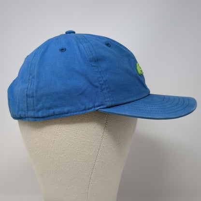 Quiksilver Snapback Blue 55cm Hat Embroidered Mountain Wave Logo Cotton