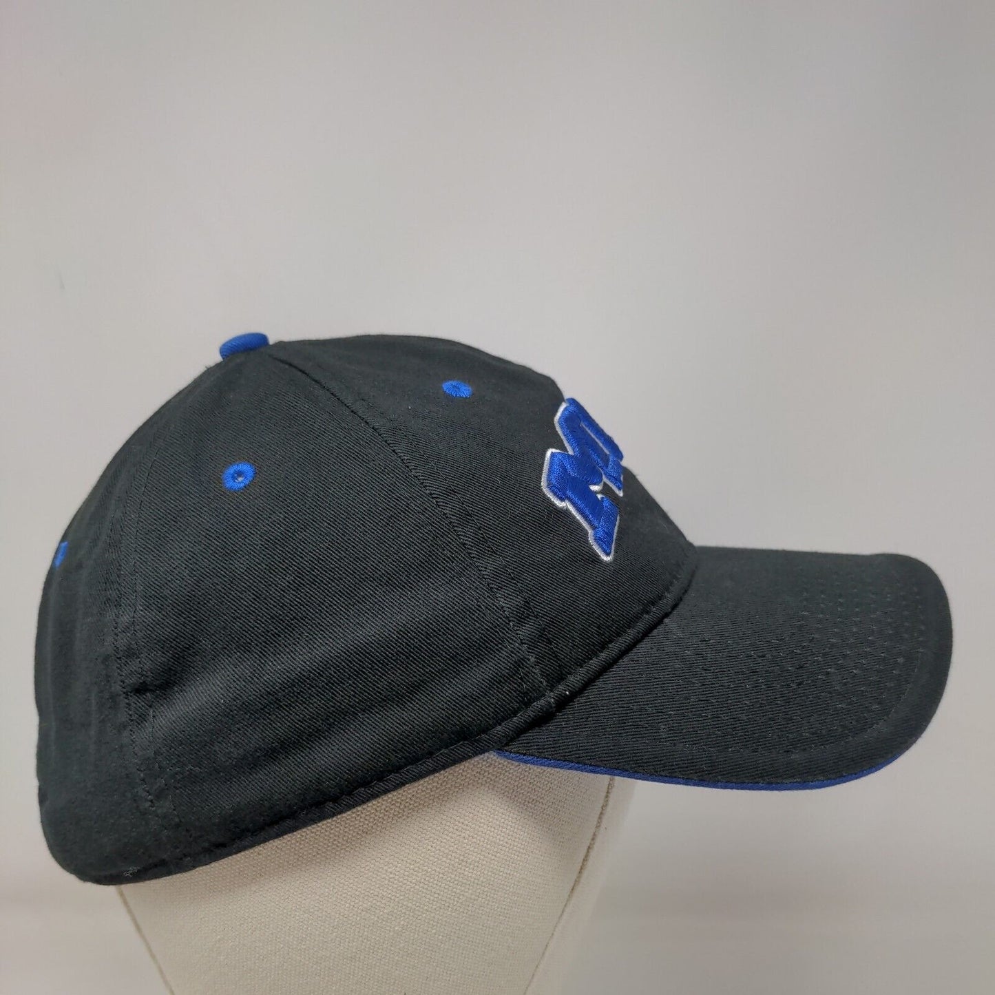The Game Men's Slideback Hat Black OSFM Metropolitan Community College Logo