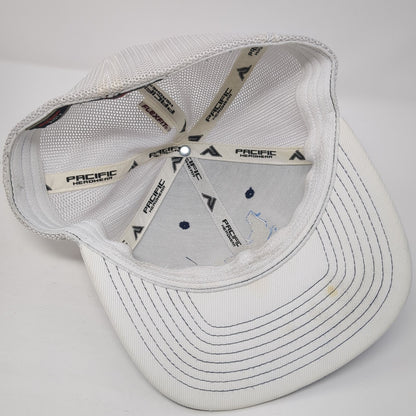 CED Idaho Fitted Mesh Back Trucker Hat Blue 8 Flexfit Pacific Headwear