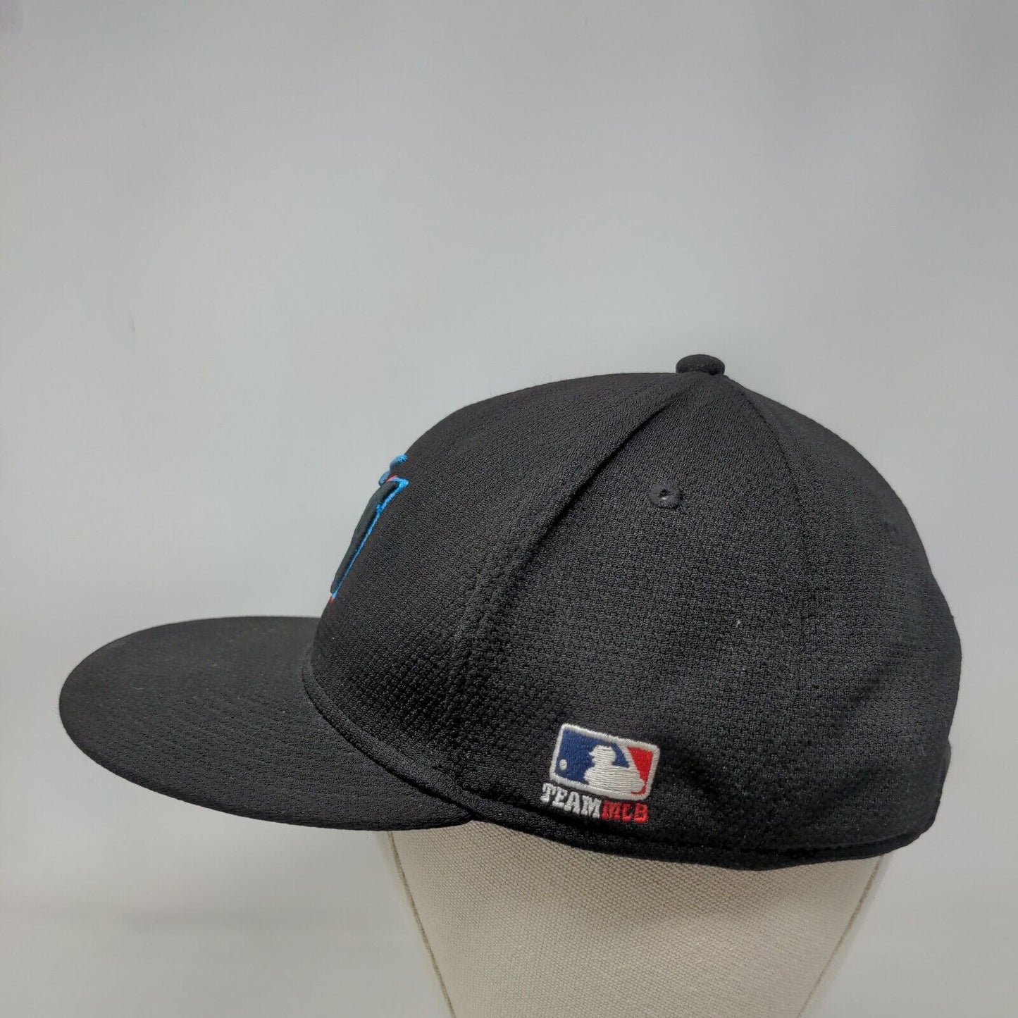 Florida Marlins Strapback Hat Black OSFM Embroidered Logo OC Sports MLB