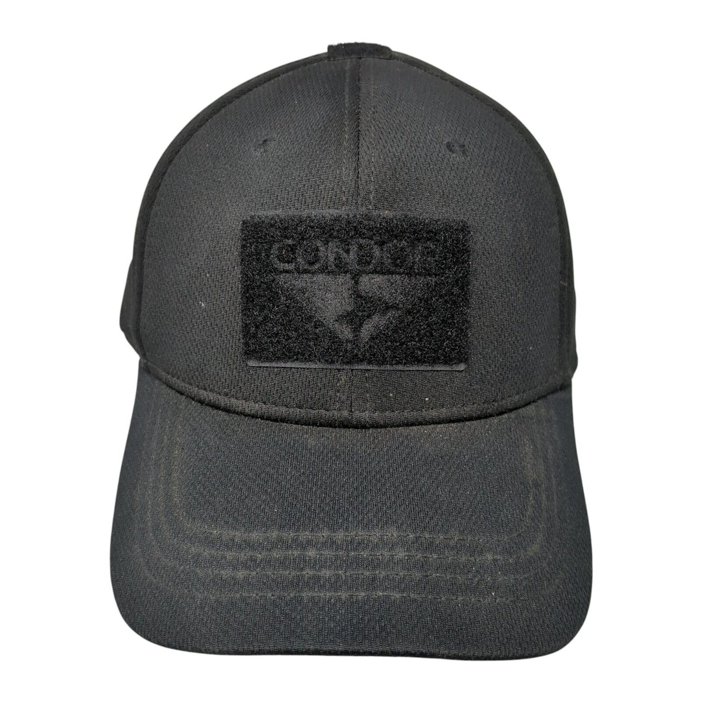 Condor Warrior Fitted Hat Black L/XL Stretch Solid 6 Panel Outdoor