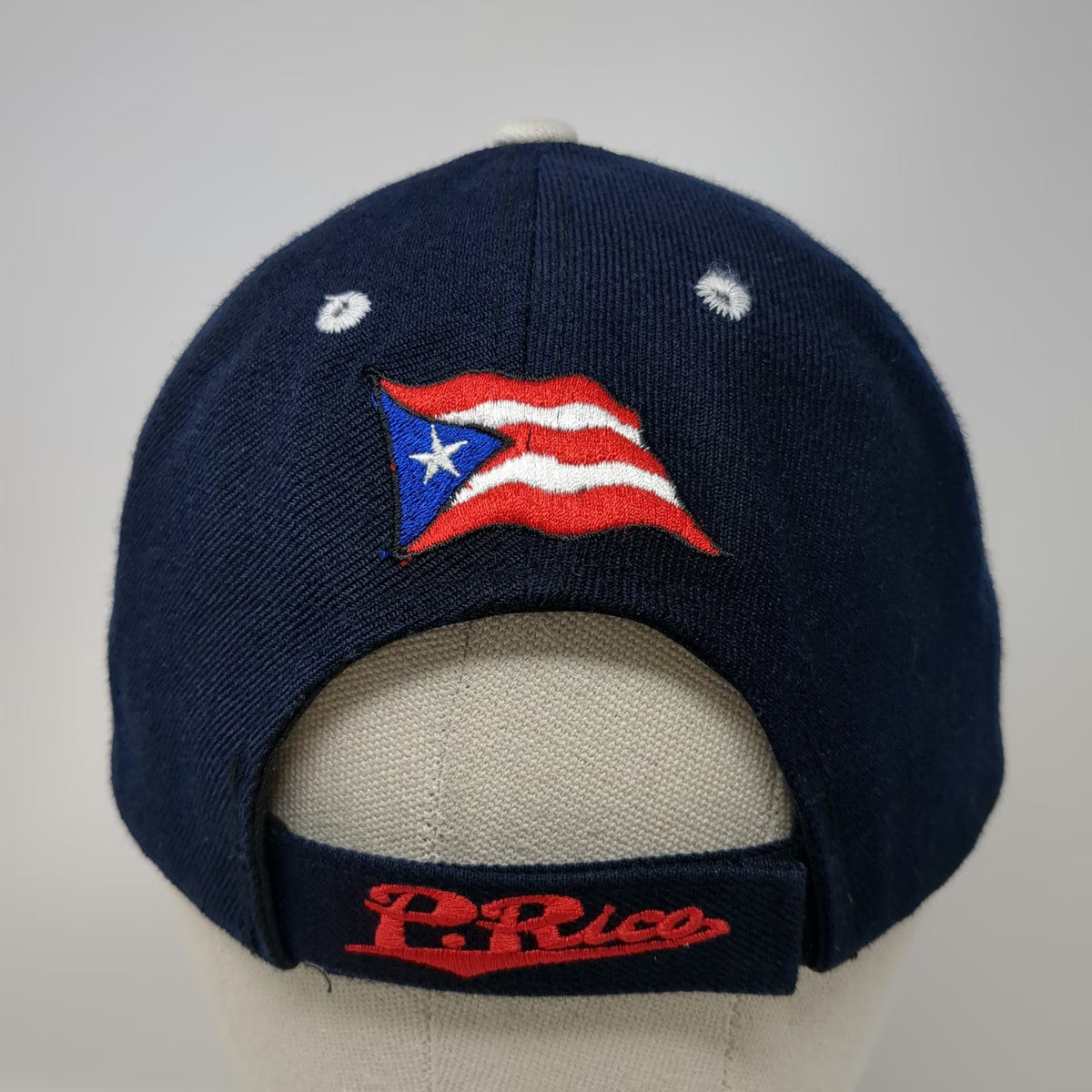 New York Design Baseball Cap Blue One Size Puerto Rico Flag P Rico 21 Hat