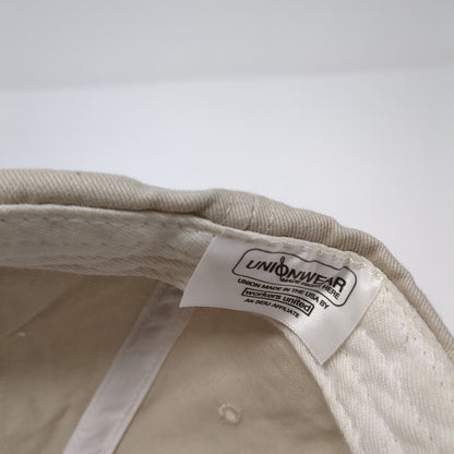 Paramount Bank Slideback Hat Tan One Size Adjustable Embroidered 6 Panel