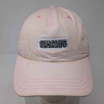 SwedLife Slideback Hat Pink One Size Adjustable Embroidered 6 Panel