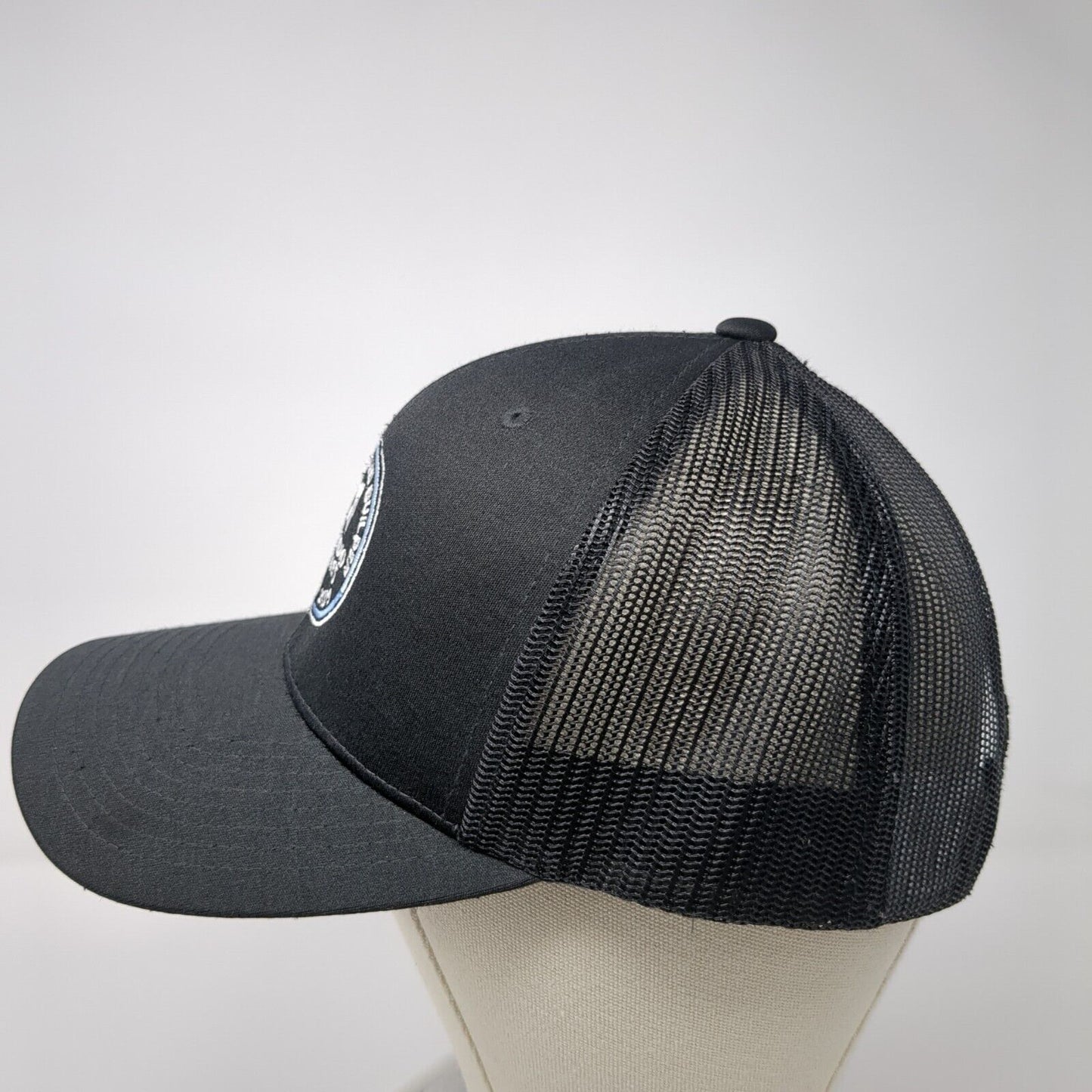 Tresidio Homes Snapback Mesh Back Trucker Hat Black One Size Adjustable