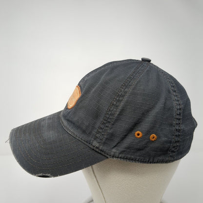 Life Is Good Patch Strapback Hat Gray One Size Adjustable 6 Panel
