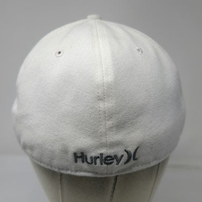 Hurley Baseball Cap White One Size Boise State Broncos Embroidered Logo Hat